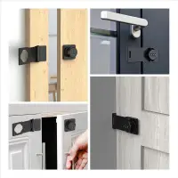 ABKN-Keyless Cabinet Combination Latch,Cabinet Password Locks For Cabinet,Mailbox,Office File Cabinet Lock Black Easy Install
