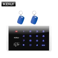 KERUI K16 Wireless Password Keypad System 433MHz Wireless RFID Card Touch Keyboard For KERUI Home House Alarm System