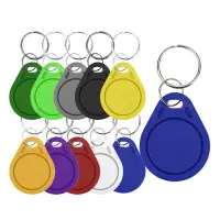 5YOA 5/10PCS RFID Access Control Clone Badge NFC Smart Chip 0 Block Rewritable Copy Key Fob 13.56MHZ 1K S50 Duplicator Copy Tag