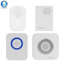 4 Wires Wired White Doorbell DC12V Access Control Door Bell Electronic Dingdong Ringtone Ring Button for Home Security System