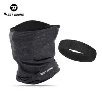 WEST BIKING Summer Anti-UV Cycling Mask Sunproof Breathable Half Face Mask Outdoor Sports Climbing Hiking Fishing Headwear Scarf