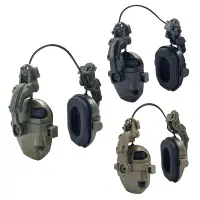 Airsoft Shooting Noise Reduction Earmuffs Tactical Helmet Mounted Electronic Hearing Protector Sound Amplification Headphone