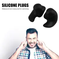 Swimming Ear Plug Ear Protection Earplugs Sound Insulation Silicone Anti-Noise Earplugs Waterproof Soft for Swimming Showering