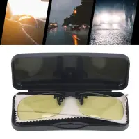 ZK30 Polarized Clip On Glasses Day Night Duel Use Portable Polarized Clip On Sunglasses for Fishing Jogging security protection