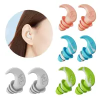 New Silicone Shark Fin Earplugs Adult Bath Swimming Sleep Anti-noise Waterproof Water Sports Diving
