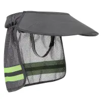 Summer Sun Shade Safety Hard Hat Neck Shield Sun Shade Reflective Stripe Cap Cover for Construction Workers