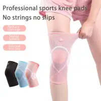 2 Pcs Knee Supports Pad for Women Gym Running Sports Blue Pink Beautiful Protective Gear Prevention Mitigation Knee Harm