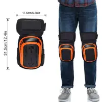 Professional Heavy Duty EVA Foam Padding Knee Pads with Comfortable Gel Cushion and Adjustable Straps for Working, Gardning