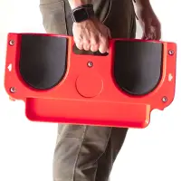 Rolling Knee Cart with 5 Swivel Castors Rolling Knee Pad ABS High Impact Frame Rolling Knee Dolly for Auto Repair Protect Knees