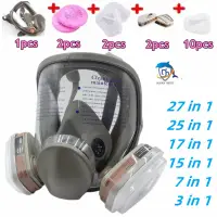 Full face spray protective mask, industrial gas mask respirator, new type 6800 gas mask, mechanical maintenance chemicals.
