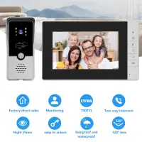 Building Visual Intercom, Color HD Screen, Efficient Rainproof, Community Villa, Smart Card Swiping, Anti-Theft