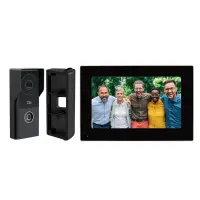 7/10 Inch Video Intercom 1080P Doorbell for Apartment 2-Monitor Kit House Wifi Door Phone Security Home System Swipe Card Unlock