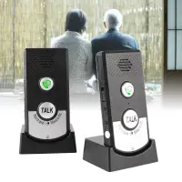 Wireless Intercom Doorbell Two Way Voice Intercom System for Home Elederly Hospital Patient Nurse Wireless Home Intercom System