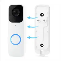 SCLS Backplate Replacement For Blink Video Doorbell, Back Plate Part With Mount Replacement Parts (White-2 Pack)