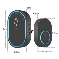 Elderly Emergency Pager 433MHz Household Long Distance Intercom Detector Wireless Music Doorbell Intelligent Anti-theft Alarm