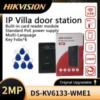 Hikvision Doobell DS-KV6133-WME1 Wifi POE Convenient Hik-Connect APP Mobile Control Plastic Villa Door Station