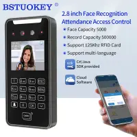 2MP HD 2.8inch 5000User Biometric Face Recognition Access Control System TCP IP Wifi Cloud Software SDK Staff Attendance Reader