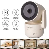 WiFi Panoramic Patrol Monitor Infrared Night Vision 4MP HD Home Security IP Camera Motion Detection Wireless Security Camera
