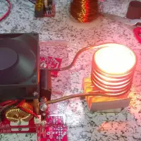 1000w Zvs Induction Heating Plate Board Module DIY Kit Heater Diy Heater Red Black Tube And Ignition Cooker Coil Fan