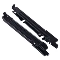 2Pcs Front Bumper Bracket End for Mercedes W203 C-Class 2038801114 2038801214