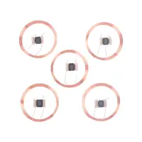 5pcs 21.6mm 13.56MHZ UID IC Card ID Rewritable Changeable Chip Keyfob RFID Self-adhesive coil