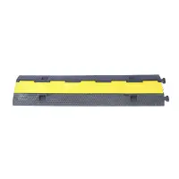 KOOJN Thickened Rubber Raceway Speed Bumps PVC Covered Wire Plates Anti Pressure Raceway Plates for Truck Crossing