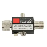 CA-23RP 400W Lightning Surge Arrester Male to Female Lightning Surge Protector for Walkie Talkie Antenna