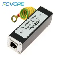 Telephone Fax Surge Protector Thunder Arrester RJ11 kl01-p4h Black limited RJ-11 ADSL Protection Device Thunder Preventer