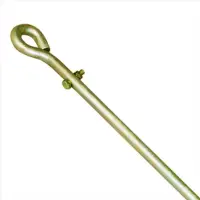 L72A-Ground Rod, Ground Rod, Industrial Grade Steel Galvanized Copper Bonded Ground Rod, Excellent Tool -18 Inch