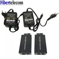 1Pair Mini Gigabit Fiber Optical Media Converter 100/1000Mbps Optic Transceiver SC to RJ45 Ethernet Switch 20Km With EU Power