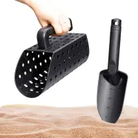 Beach Gold Digging Filter Tool Beach Shovel Sand Scoop ABS Plastic Metal Detector Sand Scoop Shovel Set for Kids Adults