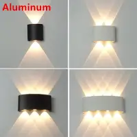 LED Wall Lamp Outdoor Waterproof IP65 Yard Wall Light 2W 4W 6W 8W 12W Garden Lights Aluminum Bedroom Living Room Stairs Lighting