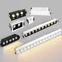LED downlight Spotlight die casting 2W4W6W10W20W30W sky lantern COB grid lamp ceiling lamp living room interior lighting bulb