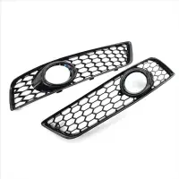 A57M-Fog Lights Cover Car Front Bumper Fog Lamp Frame Grille For  A3 8P 2009-2013 8P0807682J 8P0807681AA