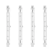 High Power Halogen Lamp R7s Glass Tube Tungsten filament lamp 78mm 118mm 254mm J78 J118 J254 Light Bulb AC110V  220V