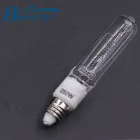 HoneyFly JD E11 Photography Halogen Bulb 250W 3000K 220V Studio Lamp High Quality Flash Light Ceramic Vertical Filament
