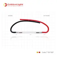IPL-Flash-Lamp 7x50x95F-Cathode Bend For Cosmetical Laser Hair Removal Machine-Warranty 300,000 Times Shooting