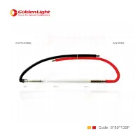 Xenon ARC Lamp 6x80x135 For ND:YAG Laser machine / Medical & Welding & Marking laser Machine-Warranty 10 Millions Times Shooting