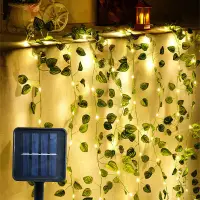 Watermelon Leaves Solar Garland Lamp 2/5/10M Solar Outdoor Festoon LED Light String Wedding Garden Holiday Balcony Decoration