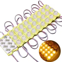 20pcs Super Bright 3 LED Module Lights 12V Outdoor Waterproof for Shop Advertisement Signboard Letter Design Light-box Decor