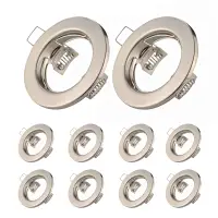 10pcs Down Light  Frame Recessed LED Ceiling Fixtures Downlight GU10 MR16 Ceiling Spot Lights Fitting Fixture