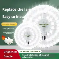 NEW LED Ring PANEL Circle Light 12W 18W 24W 36W 50W 60W AC220V -260V LED Round Ceiling board circular lamp board LED light