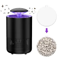 Fruit Fly Trap Indoor Gnat Catcher Traps with Suction Insect Trap Control Lamp Mosquito Repellent Bug Light&2 Sticky Glue Boards