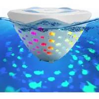 Floating Swim Pool Lights Waterproof Colorful Battery Operaed Submersible Pond Bathtub Hot tub Spa Fountain Projector Kids Gifts