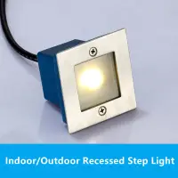 Outdoor waterproof 3W Warm White LED Underground light Floor Lamp Ground Spot Landscape Garden Path Buried Yard Lamp 220V 110V