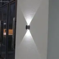 Solar LED Outdoor Lighting Plastic Outdoor Wall Lights Waterproof Sensory Switch Easy Installation Adjustable for Home Garden