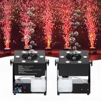 LED RGBW 4IN1 Bubble Machine Stage Bubble Machine DJ Bubble Good Performance Effects For Outdoor Wedding Bubble Blowing Machine