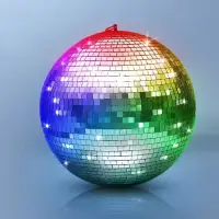 Thrisdar 25CM 30CM Rotating Glass Disco Mirror Ball Motor Reflection Mirror Disco Ball Christmas Party Wedding Ornament Decor