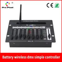 Chargeable Lithium Battery Instant 24CH Wireless DMX Controller For LED Moving Head Spotlights DJ Disco Stage Light Controlle