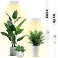 Grow Lights for Indoor Plants - LED Full Spectrum Plant Light for Indoor Plants, Ideal for Small Plants - Perfect Gift & Gardene